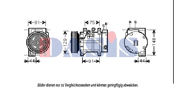 AKS DASIS kompresorius, oro kondicionierius 851632N